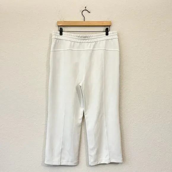 LULULEMON Softstreme Pants Ivory Cropped Relaxed Straight High Rise - Picture 2 of 14